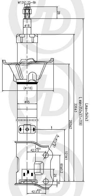 СТОЙКА ГАЗОМАСЛЯНАЯ JD JAS0324