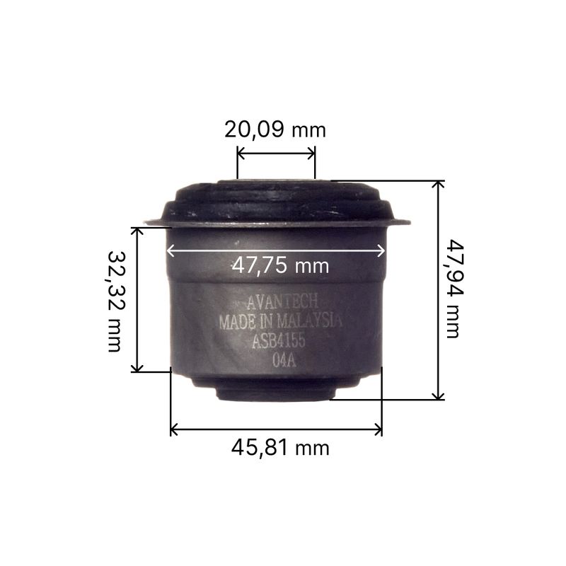 САЙЛЕНТБЛОК РЫЧАГА ПОДВЕСКИ AVANTECH ASB4155