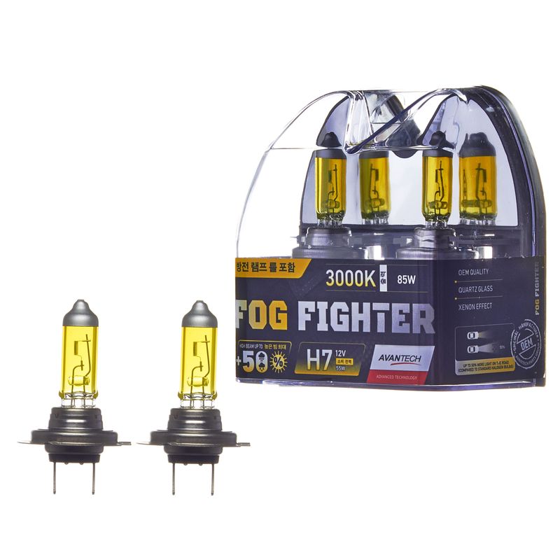 ЛАМПА ГАЛЛОГЕНОВАЯ AVANTECH AB3007 H7 12V 55W / 85WВт. Накаливания Галлогеная YELLOW (ЖЕЛТЫЙ)