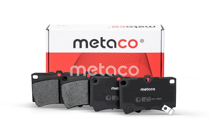 КОЛОДКИ ТОРМОЗНЫЕ ДИСКОВЫЕ METACO 3000178