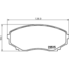 КОЛОДКИ ТОРМОЗНЫЕ ДИСКОВЫЕ IXAT X3P0181
