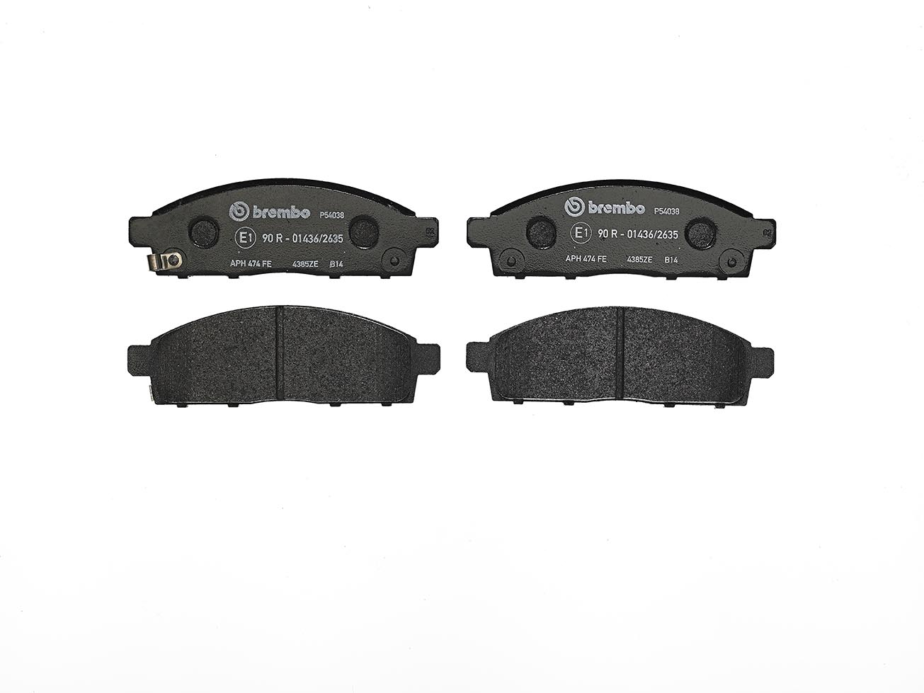 КОЛОДКИ ТОРМОЗНЫЕ ДИСКОВЫЕ BREMBO P54038