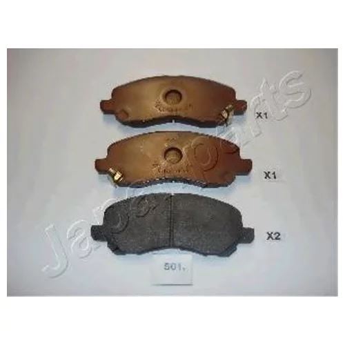 КОЛОДКИ ТОРМОЗНЫЕ ДИСКОВЫЕ JAPANPARTS PA501AF