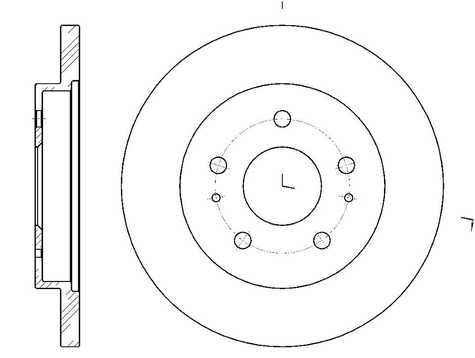 ДИСК ТОРМОЗНОЙ G-BRAKE GR01774