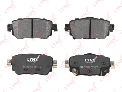 КОЛОДКИ ТОРМОЗНЫЕ ДИСКОВЫЕ LYNXauto BD5748