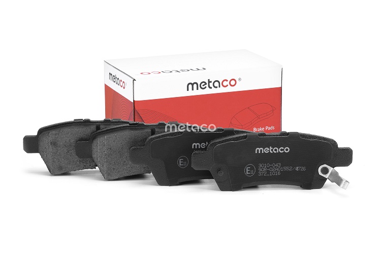 КОЛОДКИ ТОРМОЗНЫЕ ДИСКОВЫЕ METACO 3010043