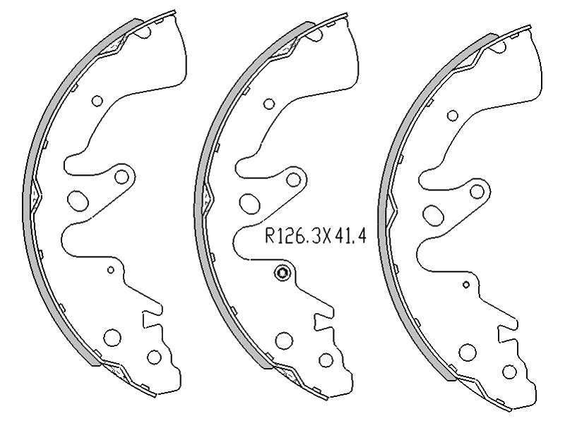 КОЛОДКИ ТОРМОЗНЫЕ БАРАБАННЫЕ IXAT X3S0026