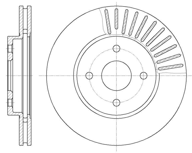 ДИСК ТОРМОЗНОЙ G-BRAKE GR20594
