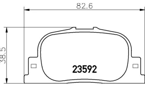 КОЛОДКИ ТОРМОЗНЫЕ ДИСКОВЫЕ NISSHINBO NP1035