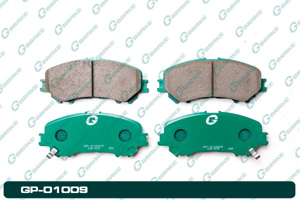 КОЛОДКИ ТОРМОЗНЫЕ ДИСКОВЫЕ G-BRAKE GP01009