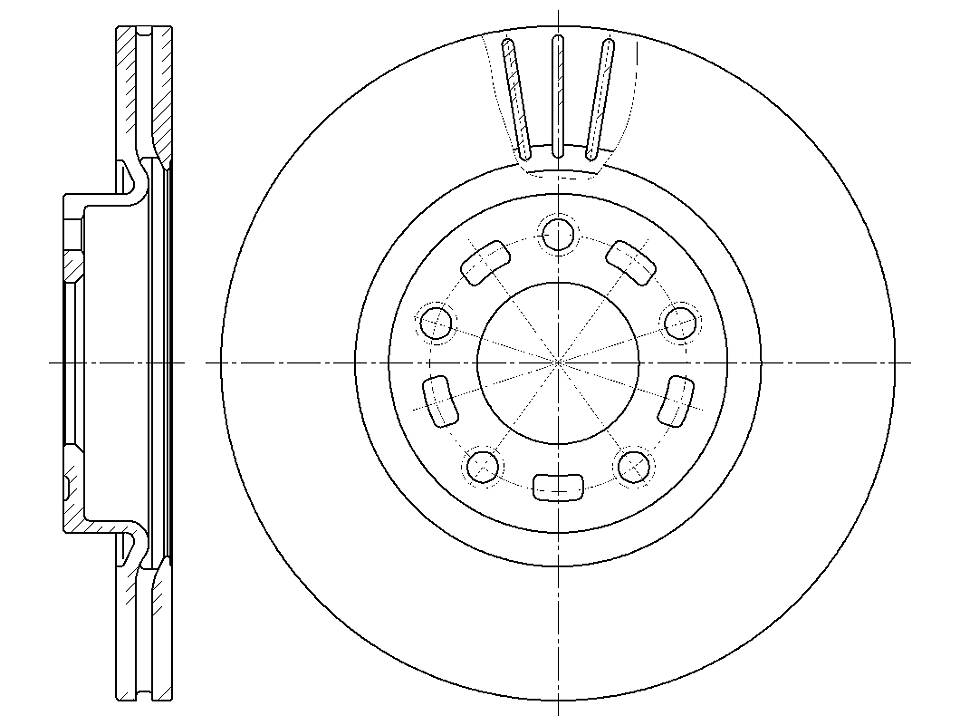 ДИСК ТОРМОЗНОЙ G-BRAKE GR02964