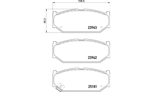 КОЛОДКИ ТОРМОЗНЫЕ ДИСКОВЫЕ NISSHINBO PF9529