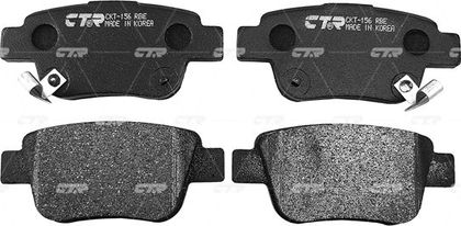 КОЛОДКИ ТОРМОЗНЫЕ ДИСКОВЫЕ CTR GK1167