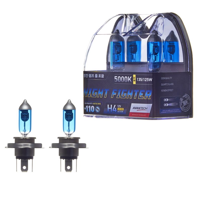 ЛАМПА ГАЛЛОГЕНОВАЯ AVANTECH AB5004 H4 12V 60Вт. P43t-38