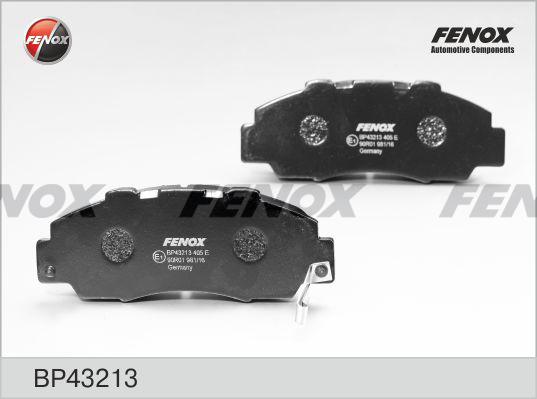 КОЛОДКИ ТОРМОЗНЫЕ ДИСКОВЫЕ FENOX BP43213