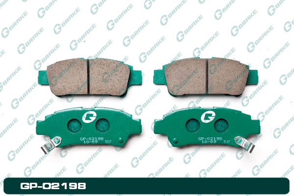 КОЛОДКИ ТОРМОЗНЫЕ ДИСКОВЫЕ G-BRAKE GP02198
