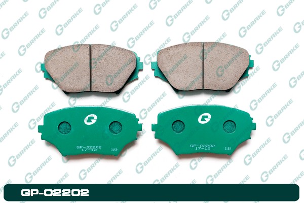 КОЛОДКИ ТОРМОЗНЫЕ ДИСКОВЫЕ G-BRAKE GP02202