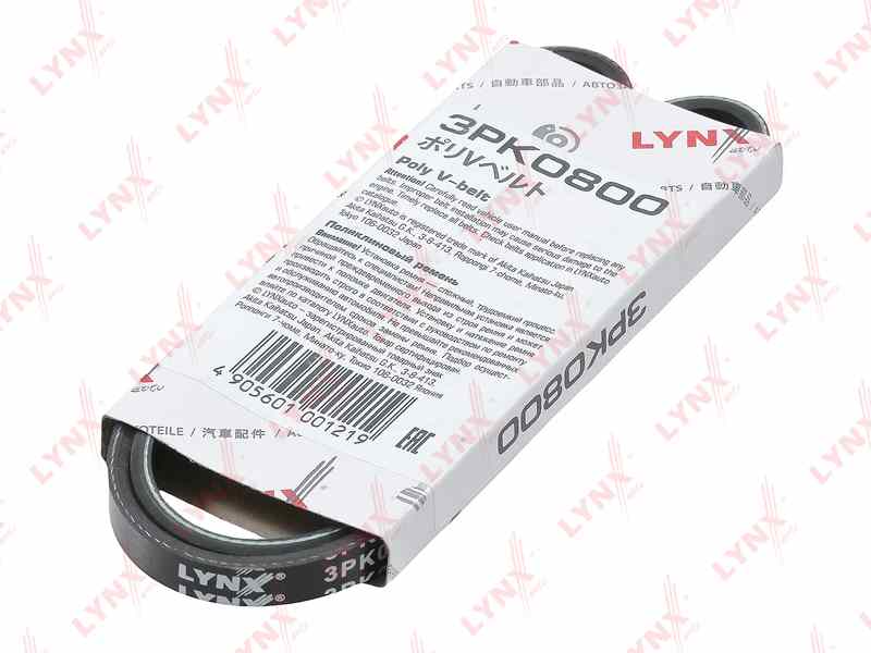 РЕМЕНЬ ПОЛИКЛИНОВЫЙ LYNXauto 3PK0800