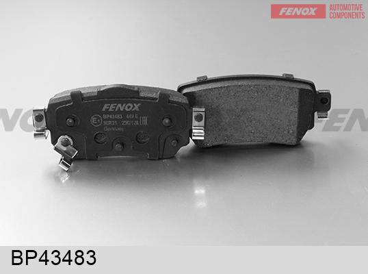 КОЛОДКИ ТОРМОЗНЫЕ ДИСКОВЫЕ FENOX BP43483