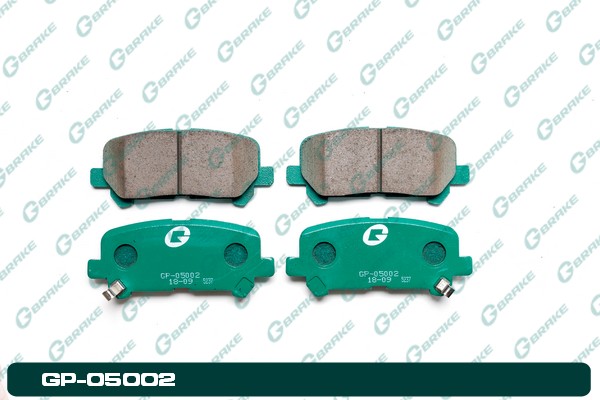 КОЛОДКИ ТОРМОЗНЫЕ ДИСКОВЫЕ G-BRAKE GP05002