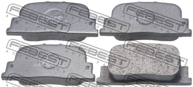 КОЛОДКИ ТОРМОЗНЫЕ ДИСКОВЫЕ FEBEST 0101MCV20R