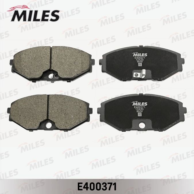 КОЛОДКИ ТОРМОЗНЫЕ ДИСКОВЫЕ MILES E400371
