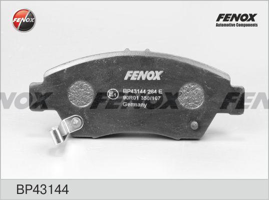 КОЛОДКИ ТОРМОЗНЫЕ ДИСКОВЫЕ FENOX BP43144