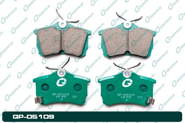 КОЛОДКИ ТОРМОЗНЫЕ ДИСКОВЫЕ G-BRAKE GP05109