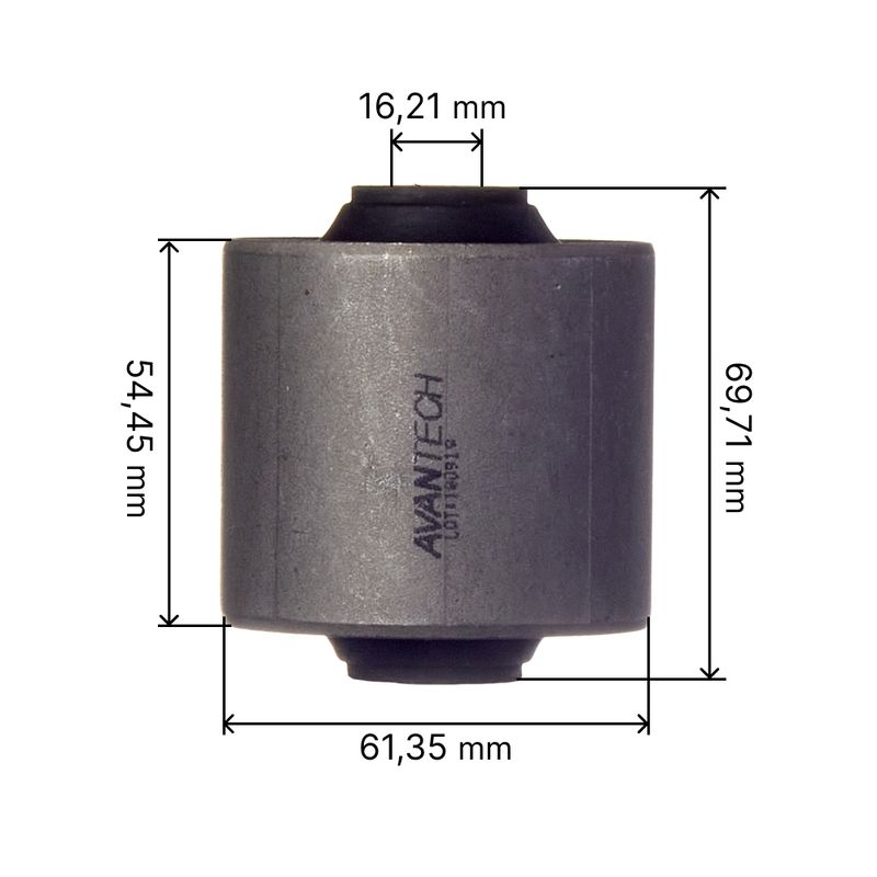 САЙЛЕНТБЛОК ПРОДОЛЬНОЙ ТЯГИ AVANTECH ASB0552