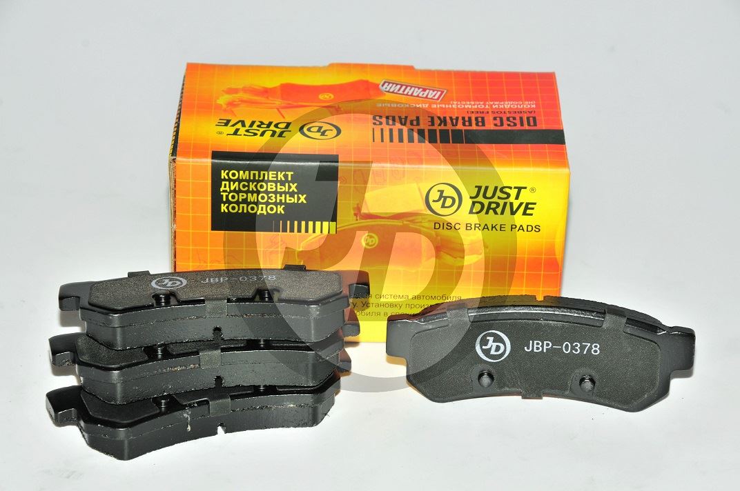 КОЛОДКИ ТОРМОЗНЫЕ ДИСКОВЫЕ JD JBP0378