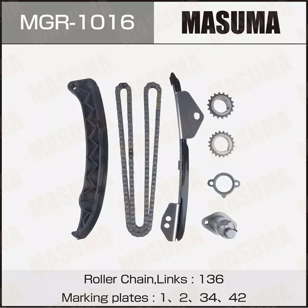 РЕМКОМПЛЕКТ ЦЕПИ ГРМ MASUMA MGR1016