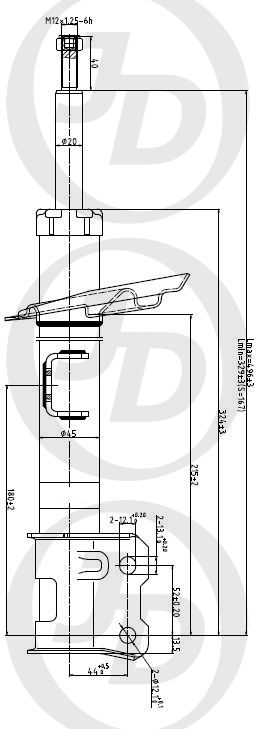 СТОЙКА ГАЗОМАСЛЯНАЯ JD JAS0452