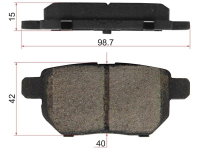 КОЛОДКИ ТОРМОЗНЫЕ ДИСКОВЫЕ AKEBONO AN716WK