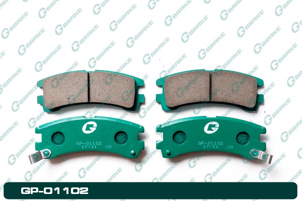КОЛОДКИ ТОРМОЗНЫЕ ДИСКОВЫЕ G-BRAKE GP01102