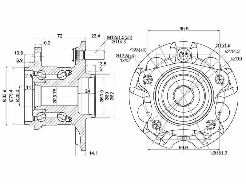 СТУПИЦА В СБОРЕ SAT ST4241048041