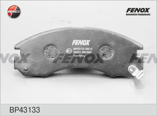 КОЛОДКИ ТОРМОЗНЫЕ ДИСКОВЫЕ FENOX BP43133