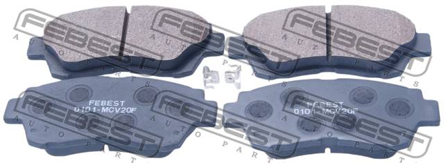 КОЛОДКИ ТОРМОЗНЫЕ ДИСКОВЫЕ FEBEST 0101MCV20F