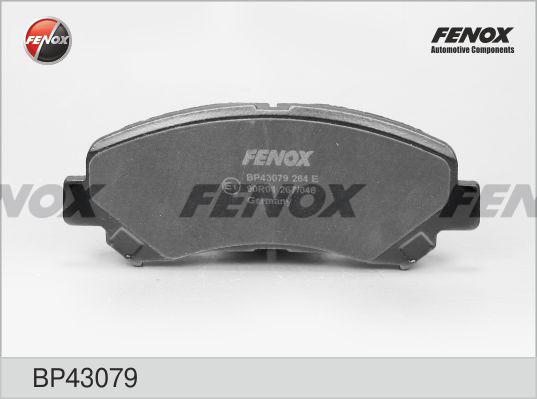 КОЛОДКИ ТОРМОЗНЫЕ ДИСКОВЫЕ FENOX BP43079
