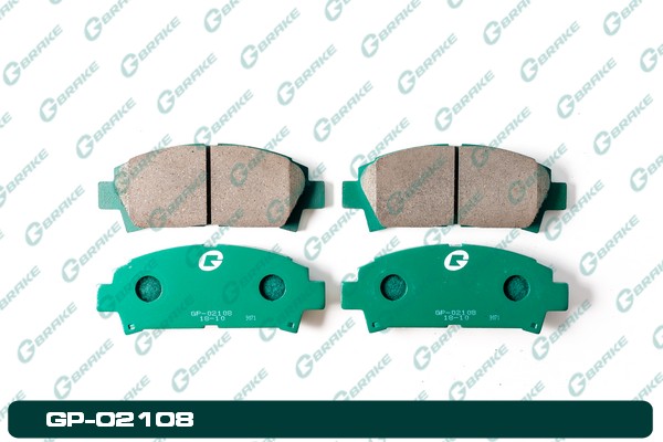 КОЛОДКИ ТОРМОЗНЫЕ ДИСКОВЫЕ G-BRAKE GP02108