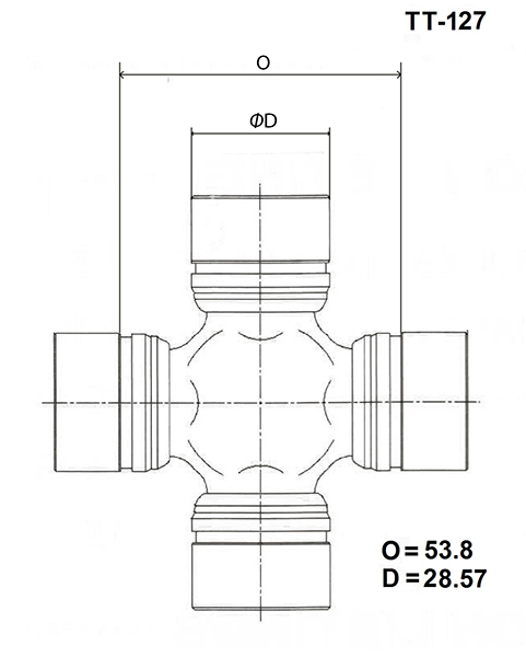 КРЕСТОВИНА TOYO TT127