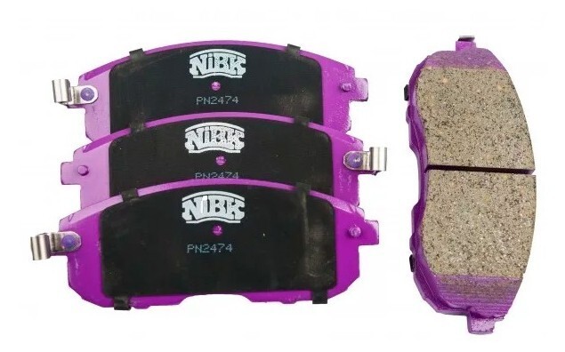 КОЛОДКИ ТОРМОЗНЫЕ ДИСКОВЫЕ NIBK PN2474