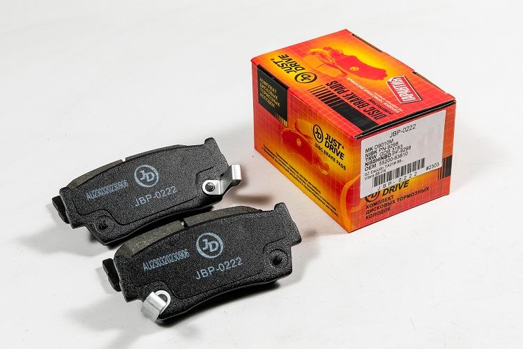 КОЛОДКИ ТОРМОЗНЫЕ ДИСКОВЫЕ JD JBP0222