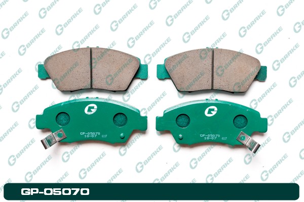 КОЛОДКИ ТОРМОЗНЫЕ ДИСКОВЫЕ G-BRAKE GP05070