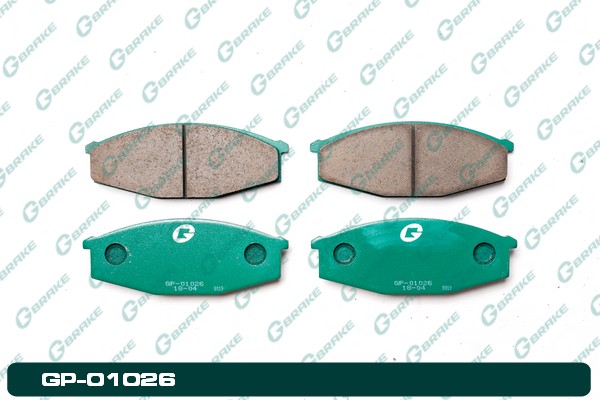 КОЛОДКИ ТОРМОЗНЫЕ ДИСКОВЫЕ G-BRAKE GP01026