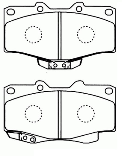 КОЛОДКИ ТОРМОЗНЫЕ ДИСКОВЫЕ SUFIX SX1527