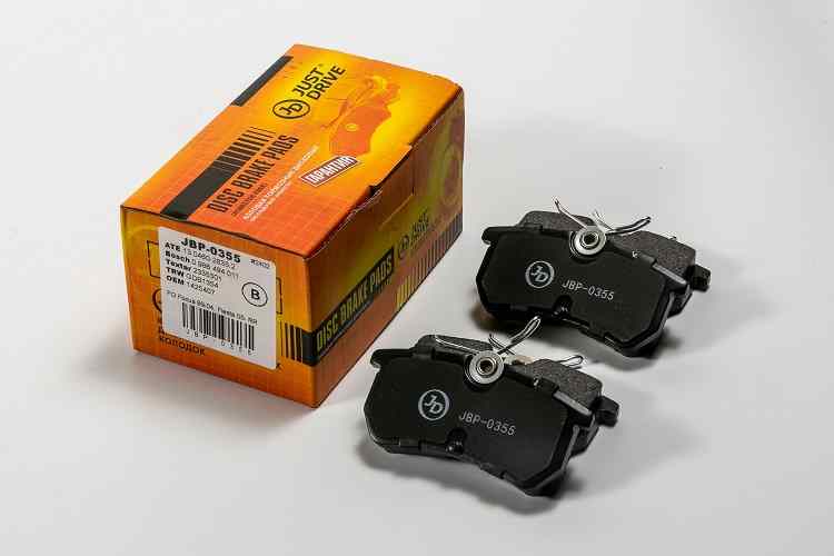 КОЛОДКИ ТОРМОЗНЫЕ ДИСКОВЫЕ JD JBP0355