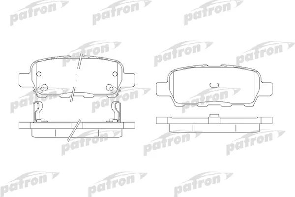 КОЛОДКИ ТОРМОЗНЫЕ ДИСКОВЫЕ PATRON PBP1693