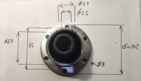 ШРУС КАРДАННОГО ВАЛА 32X100 VAG KK6715