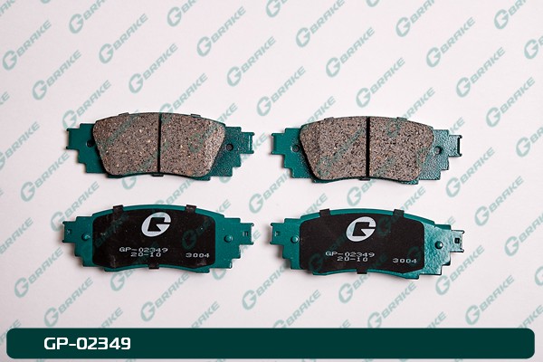 КОЛОДКИ ТОРМОЗНЫЕ ДИСКОВЫЕ G-BRAKE GP02349