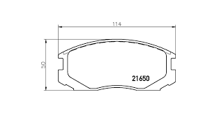 КОЛОДКИ ТОРМОЗНЫЕ ДИСКОВЫЕ NISSHINBO NP3003